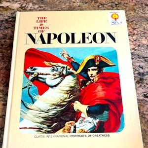 Vintage Napoleon book history Curtis portrait France war